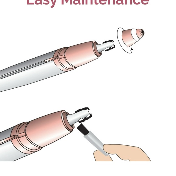 Finishing Touch Flawless Brows silver precision tip 18k gold plated pain… - Picture 7 of 8